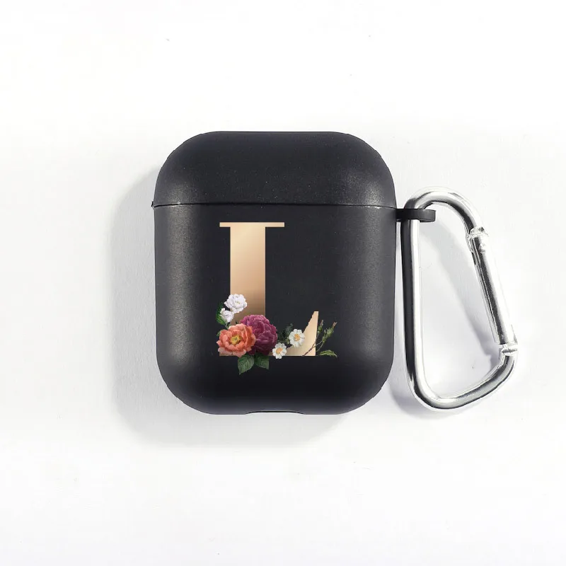 Rose gold Initials Alphabet U Protector Cover Popular Earphone Case for Airpods 3.jpg