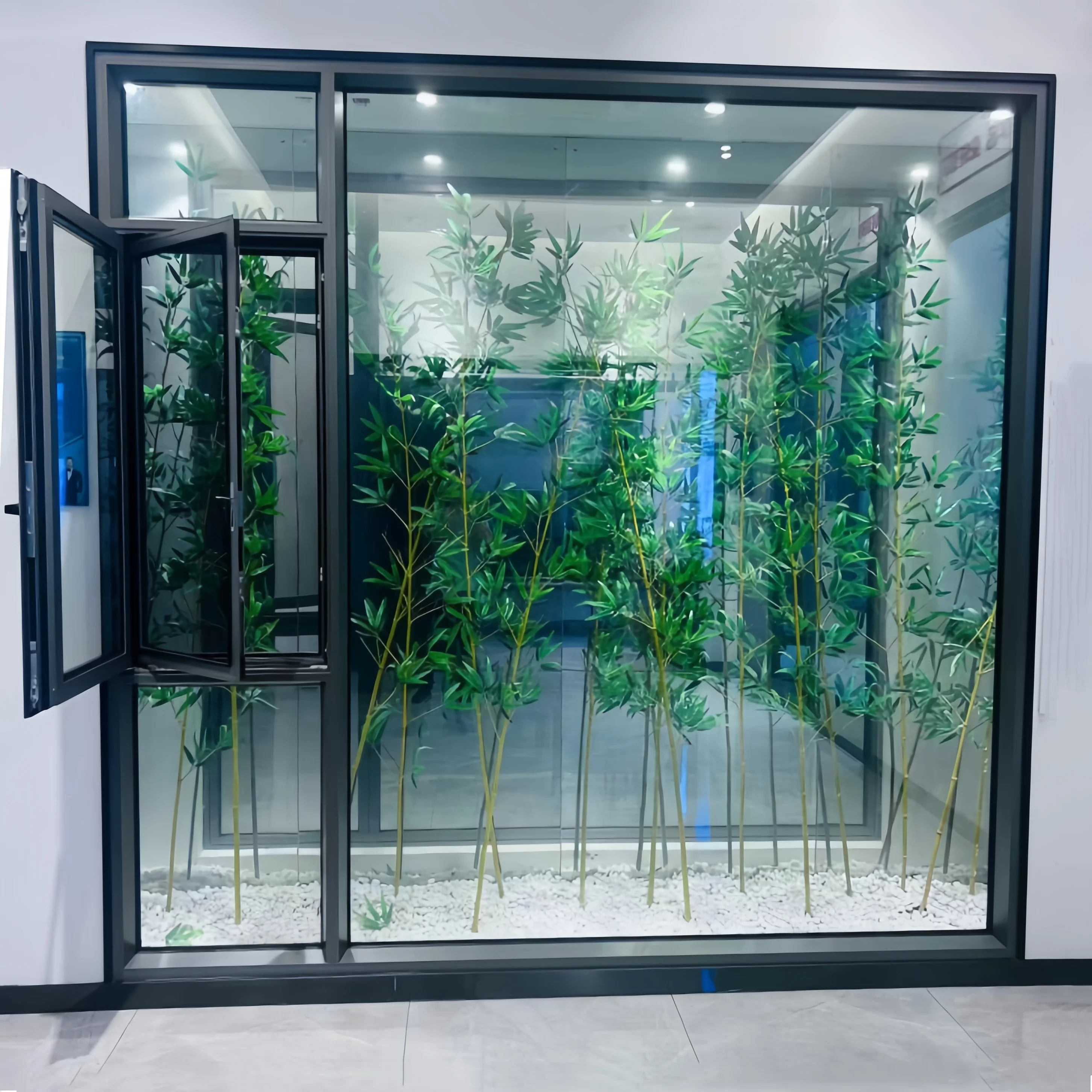 customized High quality Cheap Price Aluminum Double inward open Casement Aluminium Window Casement Window with screen for sale