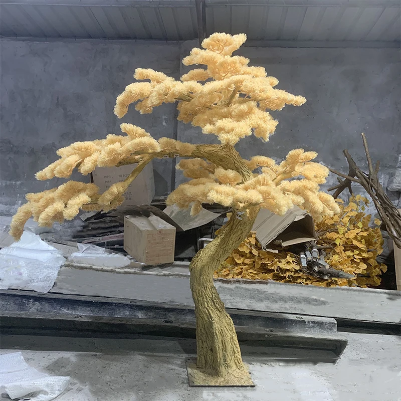 New Design Artificial Japanese Pine Tree Giant Simulation Tree For Home Garden Outdoor Indoor Hotel Decoration Artificial Tree