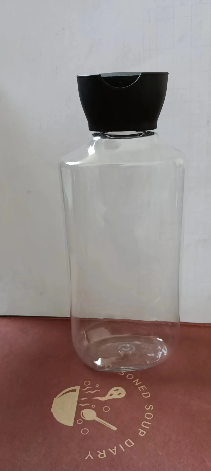 Transparent body lotion bottle 250ml 300ml vacuum bottle travel portable small sample plastic shampoo shower gel sub-bottling