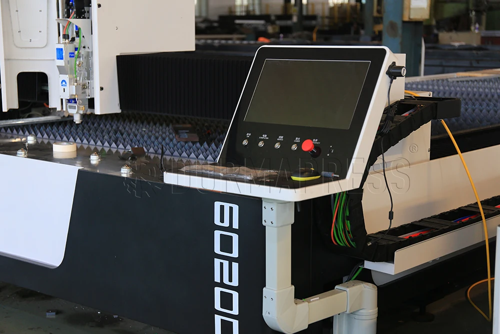 Powerful application function  6kw 6020 table rapid precision metal fiber laser cutting machine