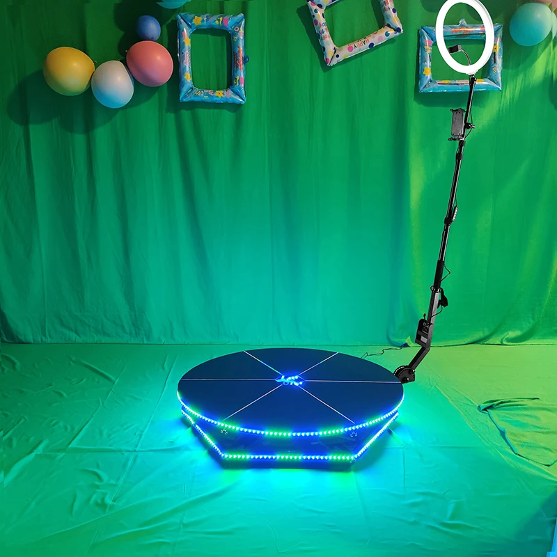 360 Photography Turntable Platform Rotating Display Stand Product 360 Photo Booth Studio Table Shooting Slider