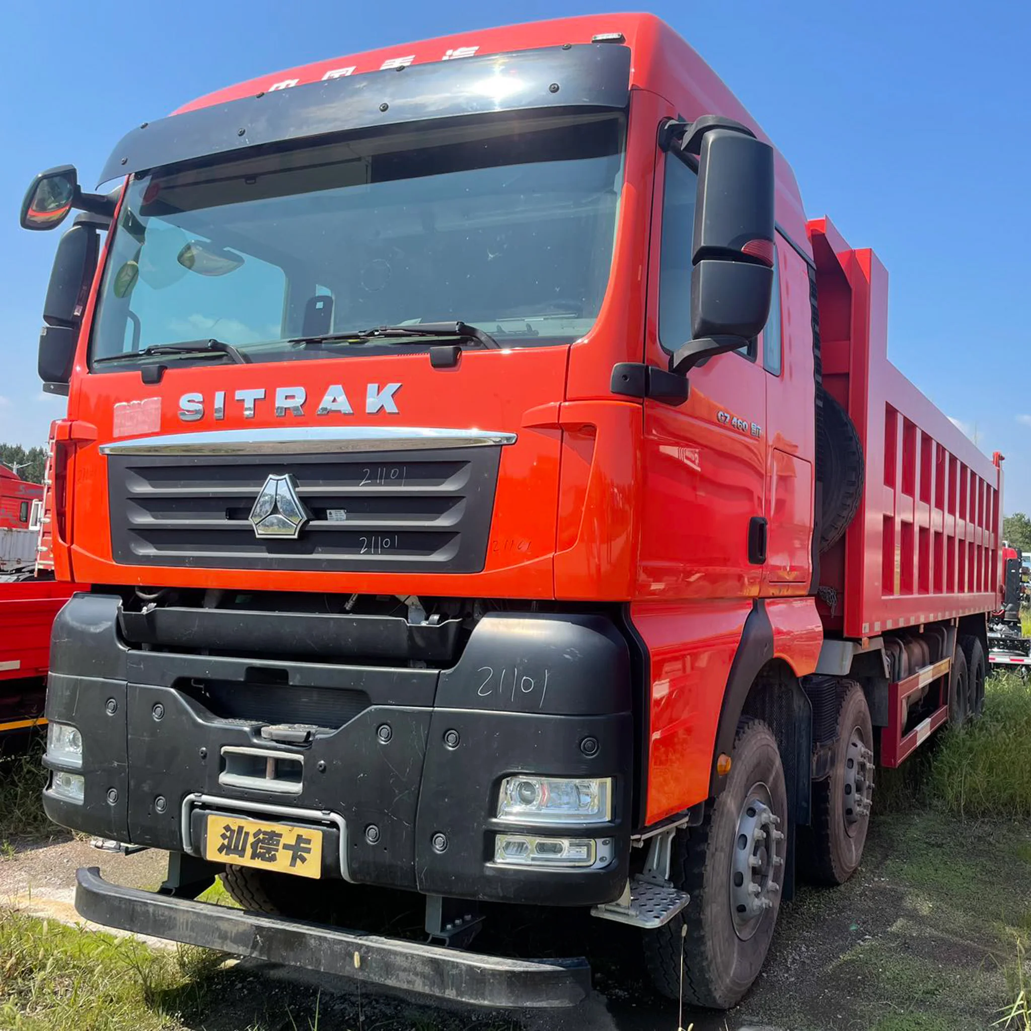 Factory Price SITRAK G7W 30T Tractor Truck New Deep Box Dump Truck With Tarp Designed For Tipping Garbage