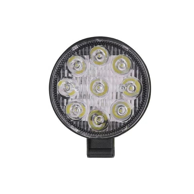3 Inch Spot Flood Combo Led Driving Light, Truck 4X4 24 Volt Square Lamp Car 27W 12V Led round shape work light