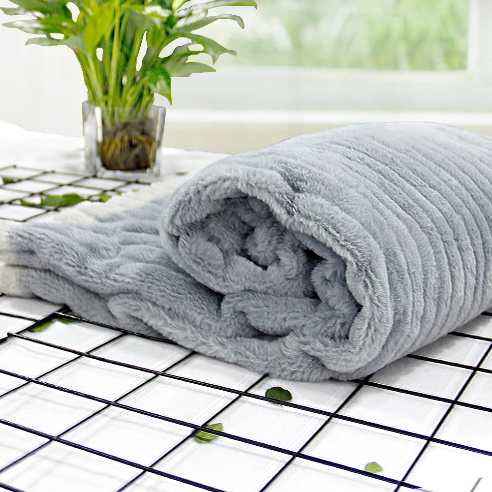 Manufacturer 100% Polyester Plush Faux Fur Rabbit Hair Fabric for Baby Blanket Pajamas Bathrobe Floor Mat Coat