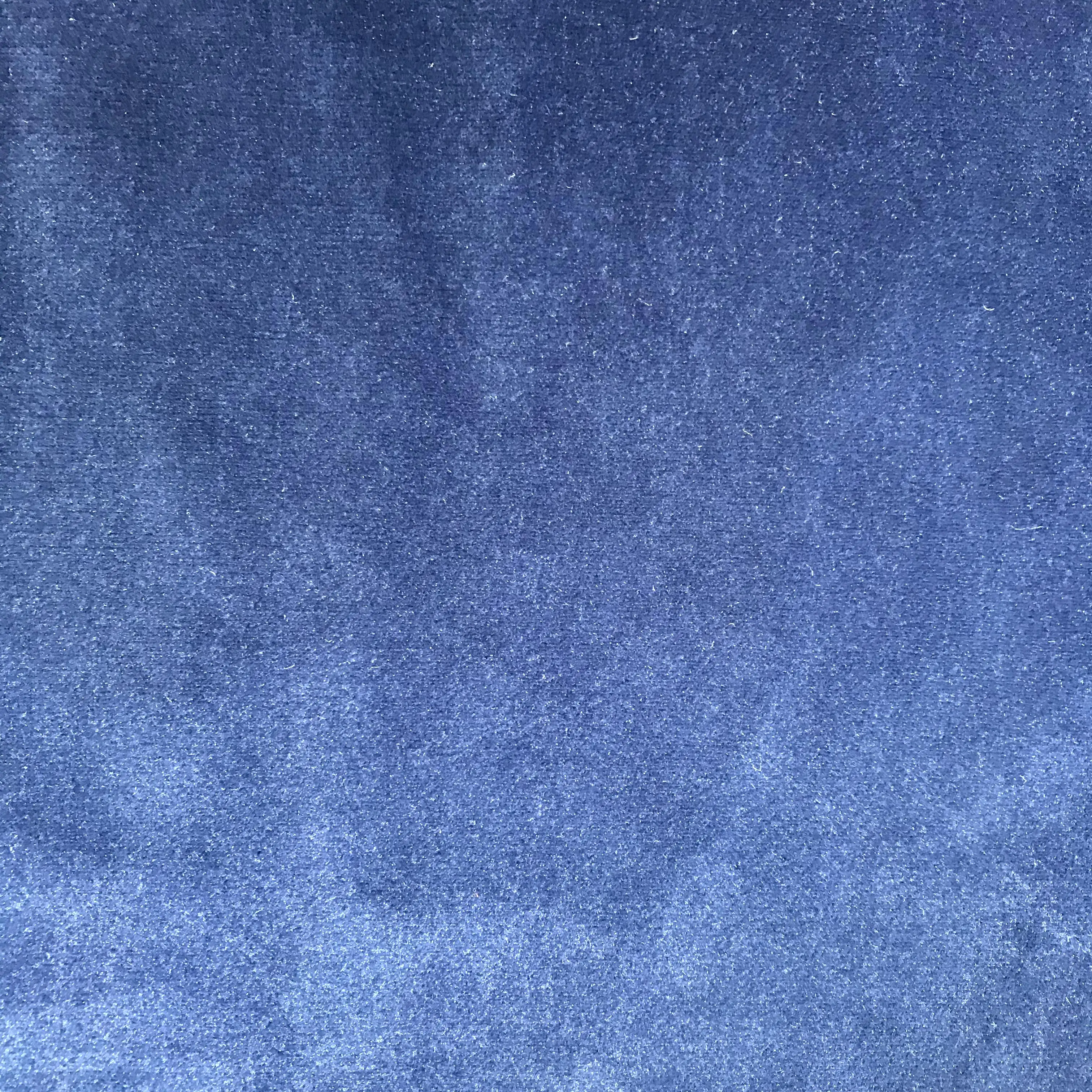 100%Polyester velvet fabric Customized Blue Velour Towel Holland Velvet Upholstery Curtain Sofa Holland Fabric