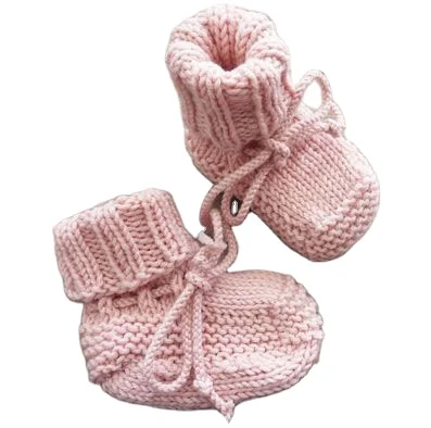 IMF Baby Cashmere Boot Chunky Hand Knitted Socks