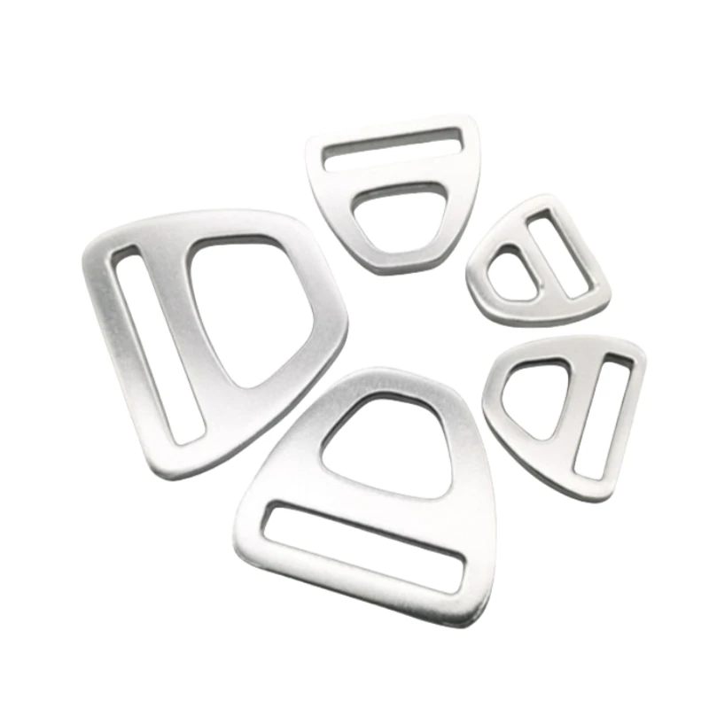 Unique Features Triangle D Ring Buckle Aluminum Triangle Buckle Triangle Glide Belt Buckle