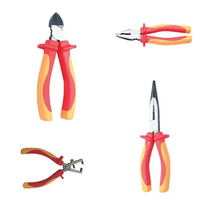 
Odetools 180MM wire cutters160MM diagonal pliers needle nose pliers wire stripper vde insulated hand tools set 