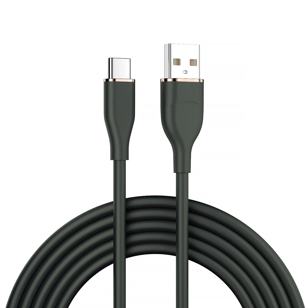 Liquid Silicone Fast Charging Soft Usb C Data Cable 6A 66w Mobile Phone Charger Cable Data Cable