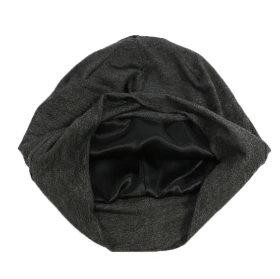 Popular Satin Silk Lined Sleep Beanie Slap Hat for Women