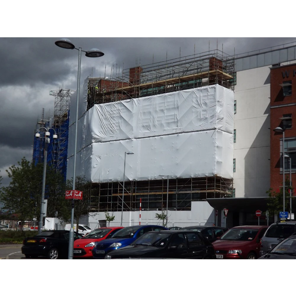 
Flame Retardant PE recreation heat shrink film for scaffold sheeting service 