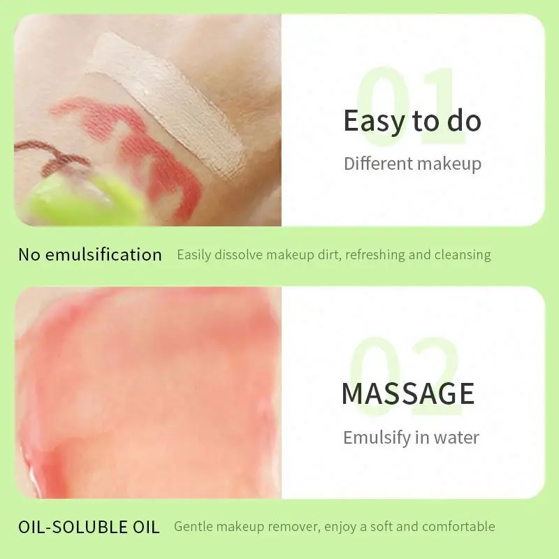 BIOAQUA Private Label Cruelty Free Avocado Face Eye Organic Facial Cleansing Oil Cocamide MEA Makeup Remover Cleanser Balm