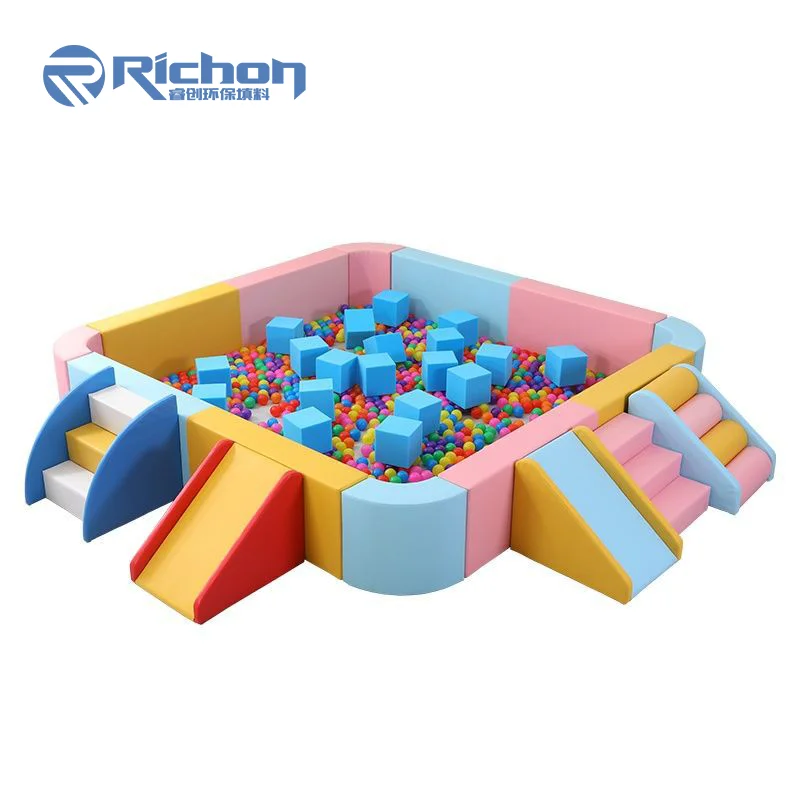 Popular White Clear Ball Pit Large With Slide Party Event Rental Soft Play Ball Pits Indoor Outdoor Soft Play Ocean Ball Pool