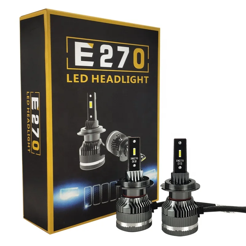new aluminum universal automatic led light bulb 1860 CSP custom car headlight good price h4 high power led headlight