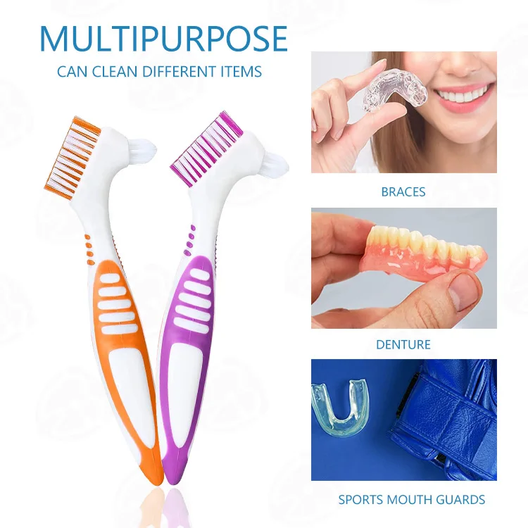 denture oral hygiene toothbrush denture brush denture cleaning