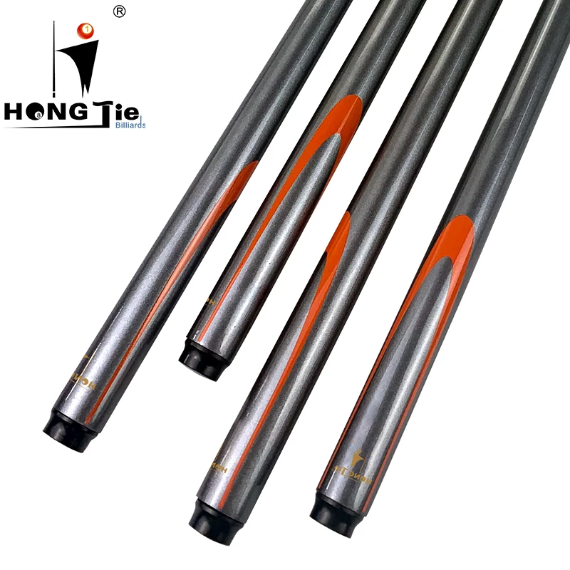 Hongjie Billiards 1 piece style  carbon fiber snooker pool cue, carbon cue stick