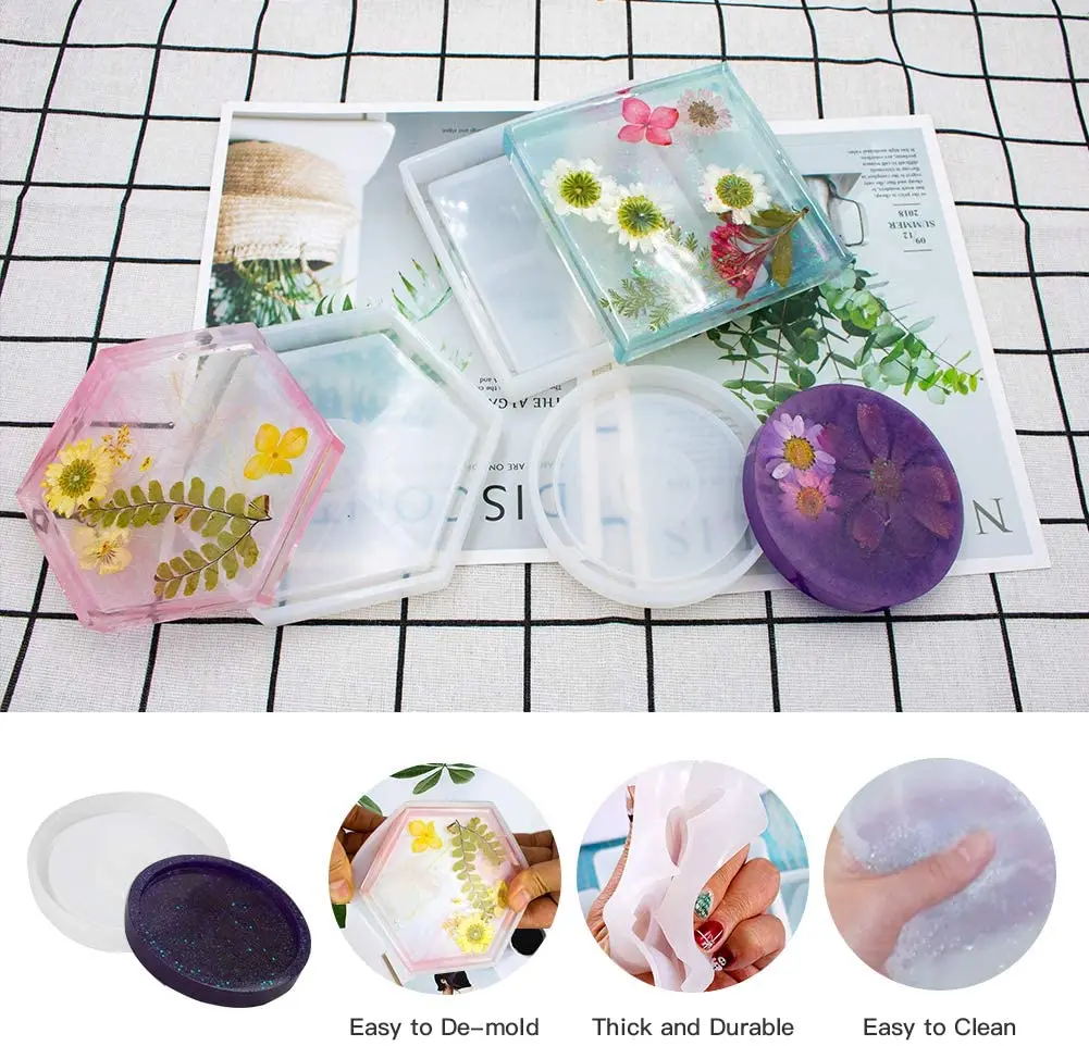 5 шт. набор силиконовых форм для подставки «сделай сам»