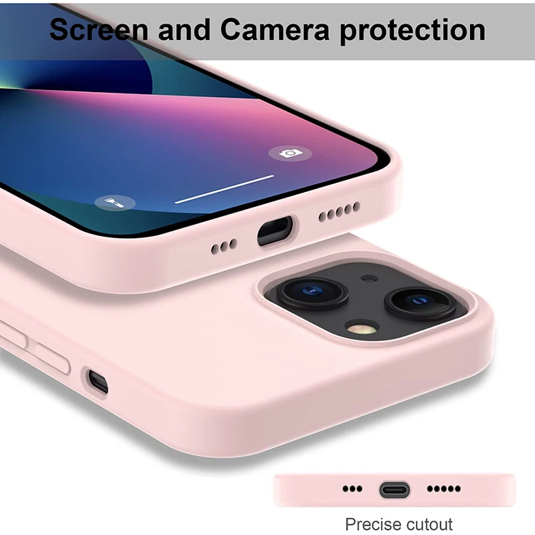 Dropshipping original liquid silicone case cover custom logo silicone phone case for iPhone 13 pro max