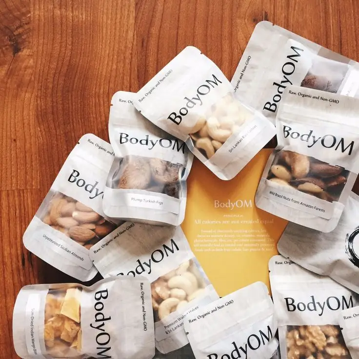 Customized Doypack Stand Up Top Zipper Dried Fruit Food Package Pouch Peanut Mixed Cashew Nuts Packaging