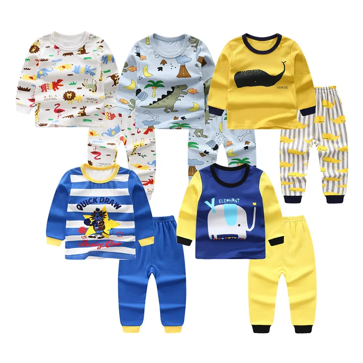  Kids pajamas long sleeve inner wear children sleep for girls