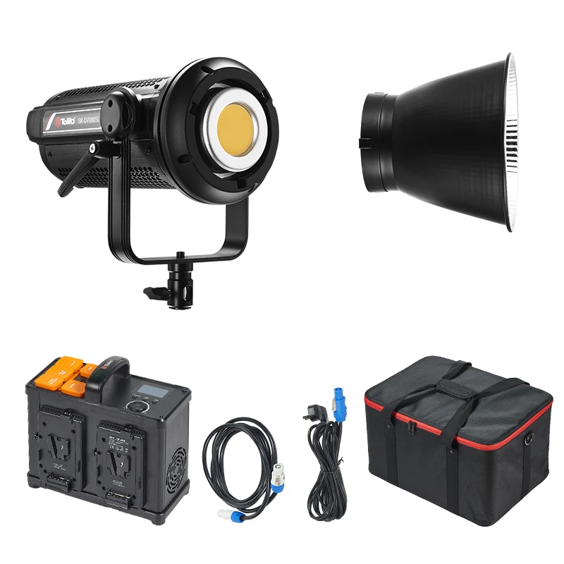 Tolifo 700W фотографическое освещение 110500Lx Lux светодиодное для видеосъемки со встроенными