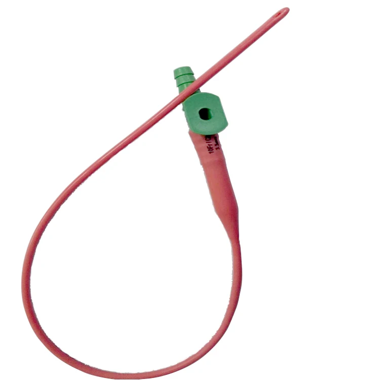 
CE ISO 13485 Surgical Use Red or Yellow Sonda Urethral Catheter 