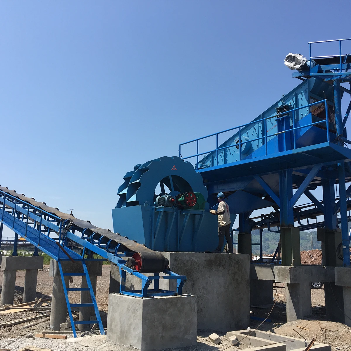 Professional Bucket Wheel Sand Washing Machine for Precision Sand Washing