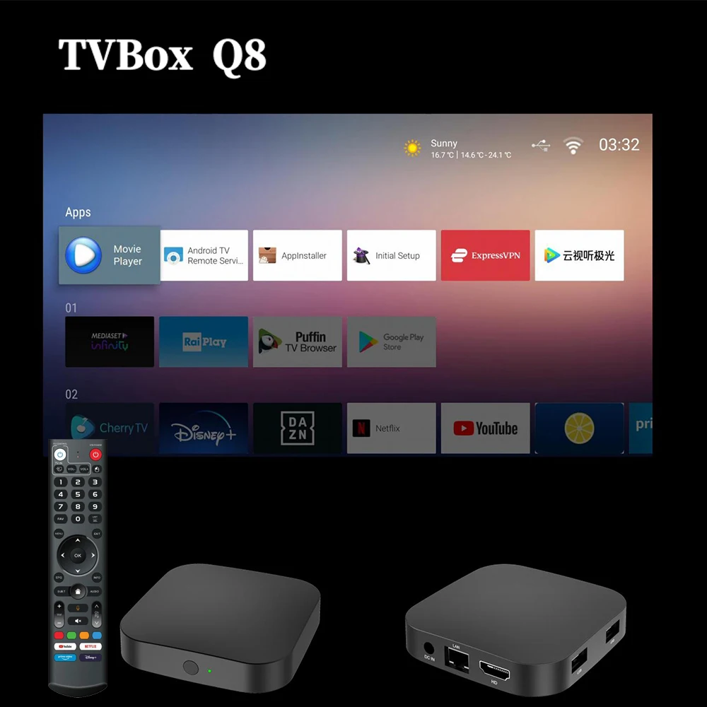 Topleo Q8 S905Y4 ТВ приставка против ATV OS 4k HD медиаплеер умный голосовой пульт дистанционного управления 4 ГБ 32 ГБ ТВ приставка цифровая ТВ приставка android