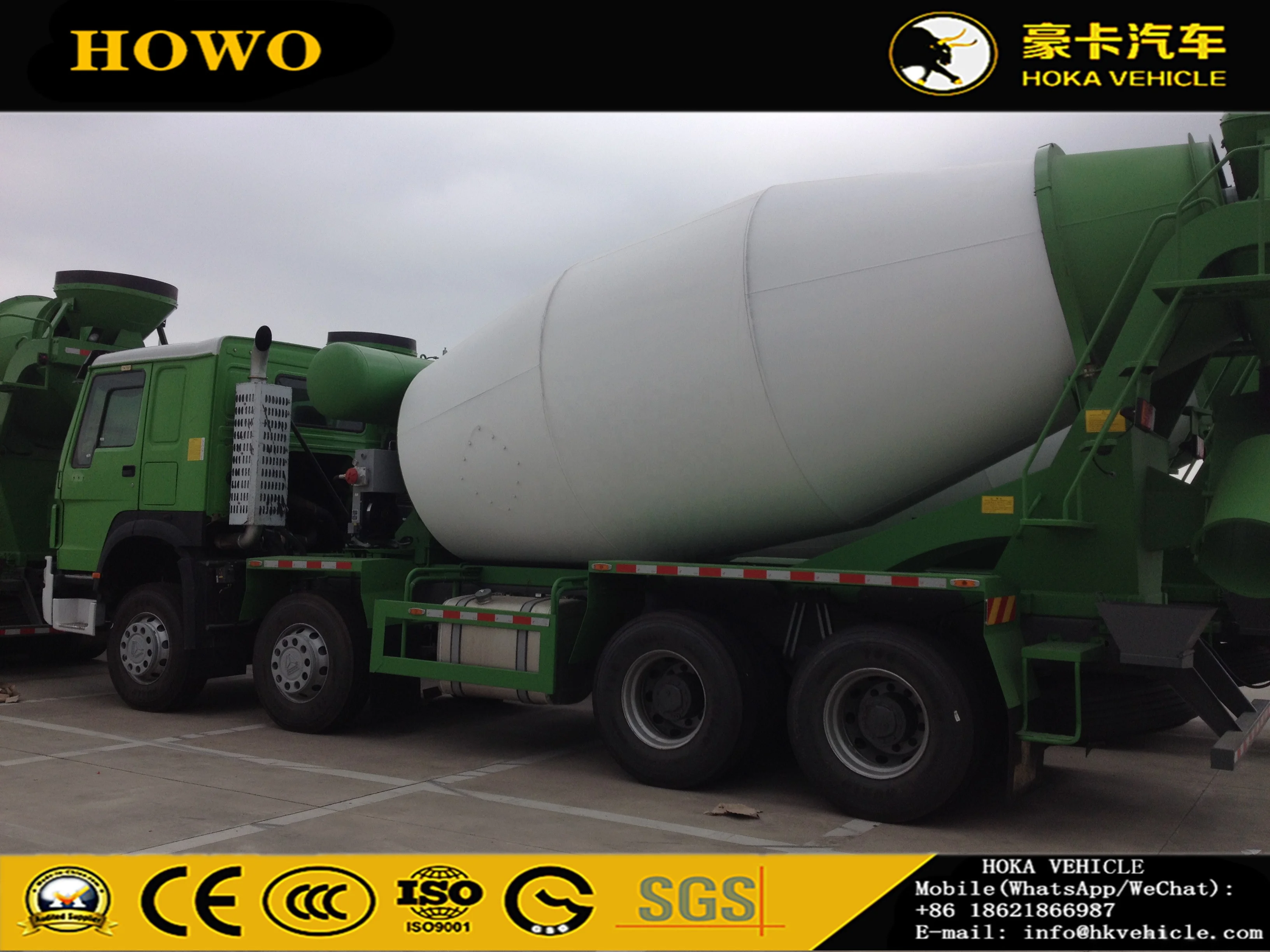 SINOTRUK HOWO 8X4 371HP 14CBM Бетономешалка для правшей