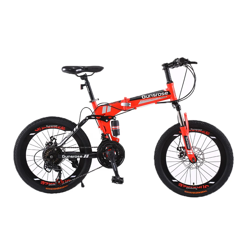 2024 new 20 inch Folding Bike Adult Bike, Double Shock Effect, Powerful Mechanical Dual Disc Brakes and Adjustable Design