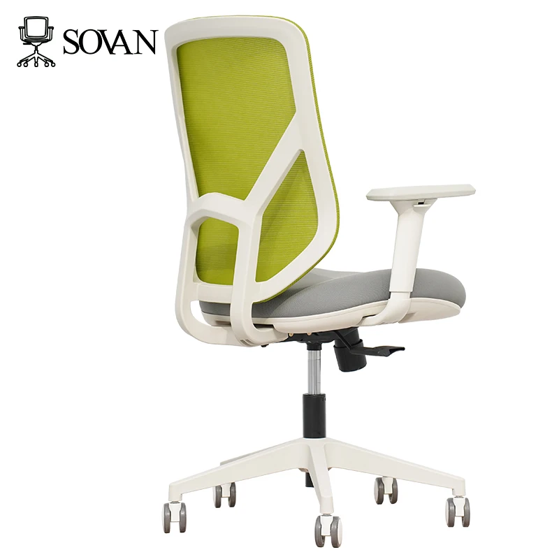 Best Selling Staff Chair Middle Back Mesh Fabric Swivel Chair Executive Office Chairs