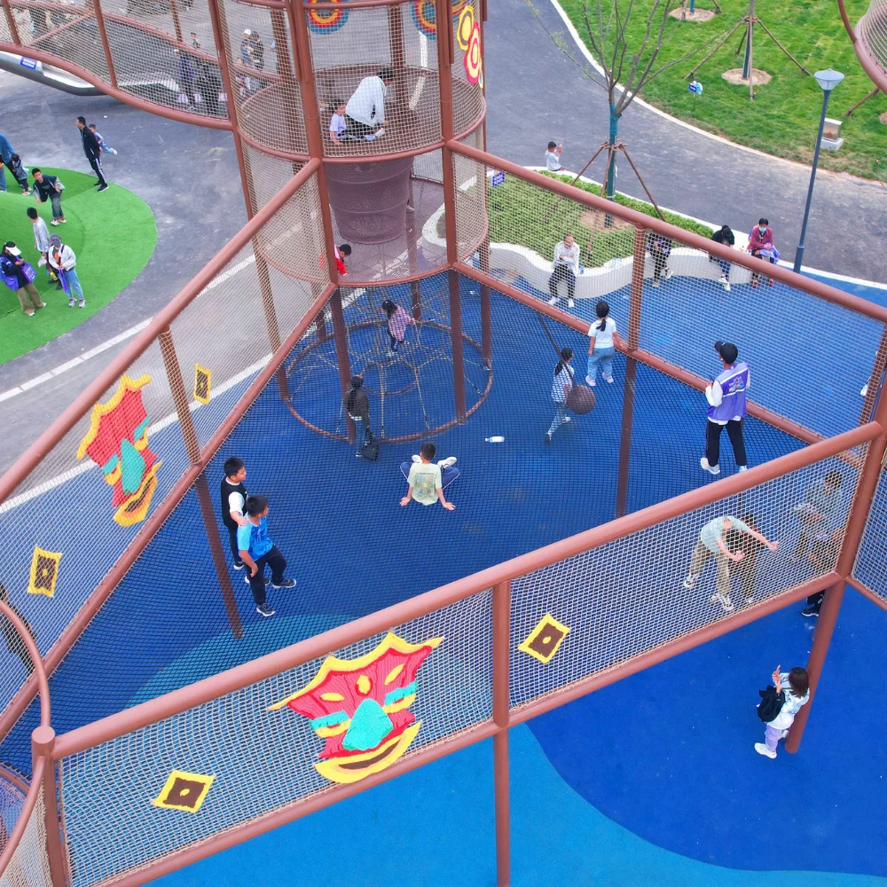 Commercial Indoor/Outdoor Soft Playground Equipment for Preschool Kids Wood Climbing Swing with Educational Home Garden Occasion