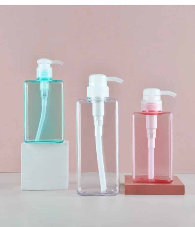 150ml Refillable Plastic Lotion Pump Bottle Travel Size for Shampoo Body Wash Conditioner Clear Portable Dispenser Container