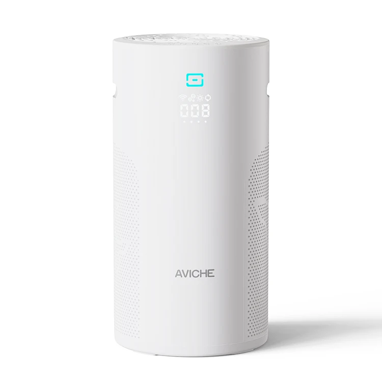 AVICHE c5 9 stage filtration hepa anion uv  portable air purifier for home with tuya app
