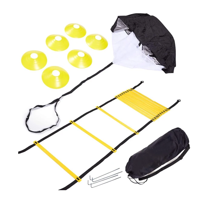 Спортивный парашют скорости ловкость Тренировочный Набор конусов лестница