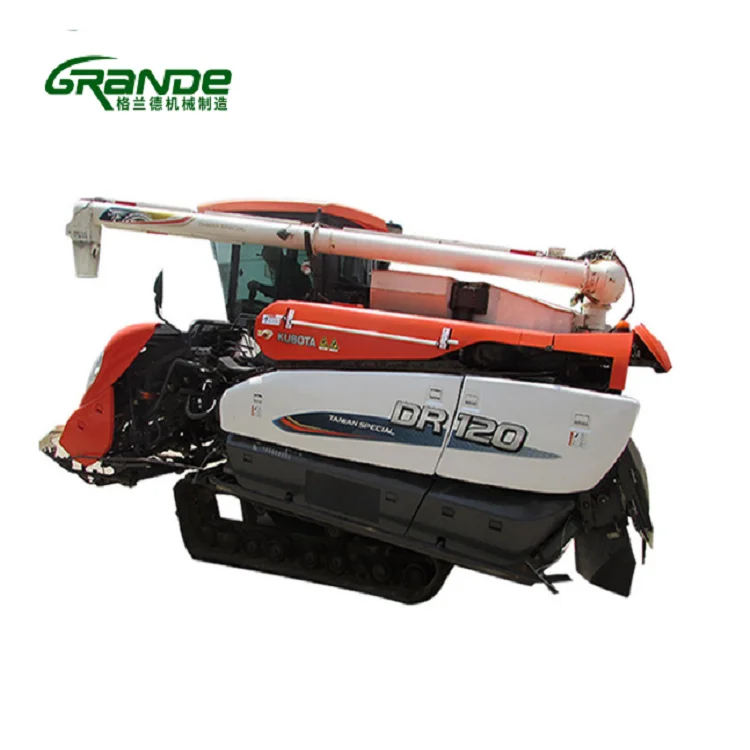 Used japan harvester second hand 112HP Kubota Paddy Rice Combine Harvester