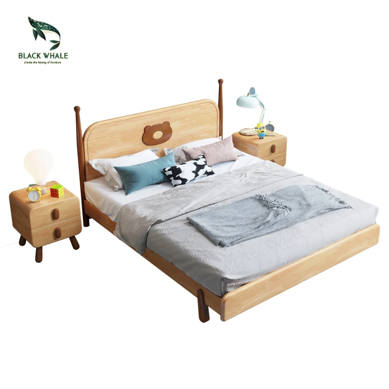 Kids Bedroom Furniture Wood Bunk Sets Children Beds