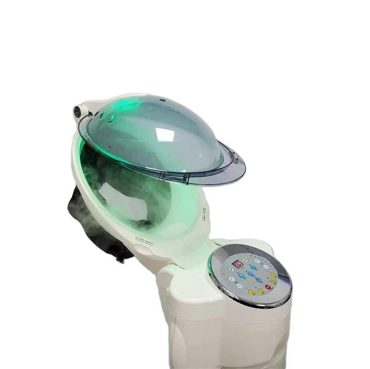 Led Light 3 Colors Infrared Micro Mist Hair Steamer O3 Ozone For Beauty Hair Salon