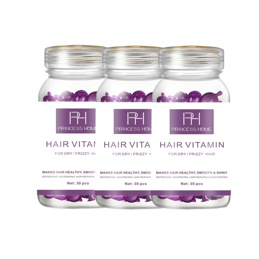 Private Label Hair Capsule Oil 30pcs/ bottles Support Hair Growth Hair Oil Capsules