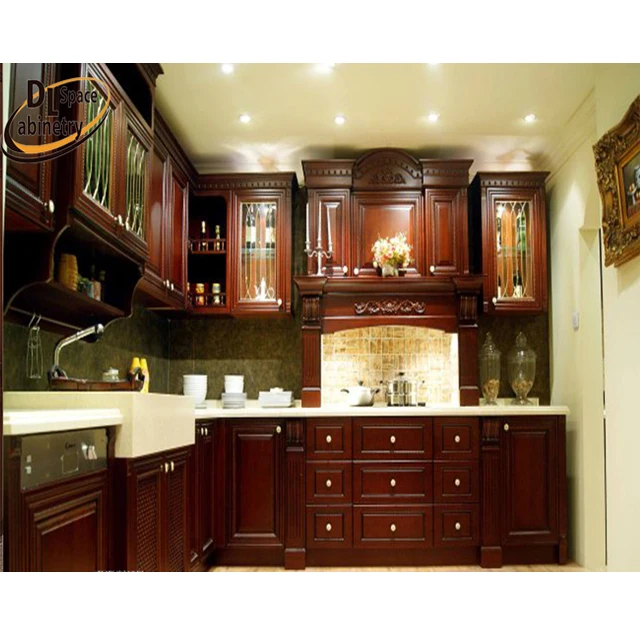 Kitchen Cabinet and Kitchen Cabinet Simple Designs and Walnut American Kitchen Cabinet Alder Wood Solid Wood Acrylic Modern