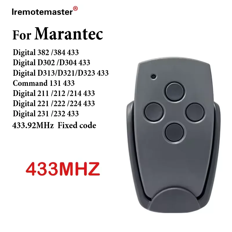 Для Marantec D302/D304/D313 совместимый гараж/ворота удаленный цифровой клонер