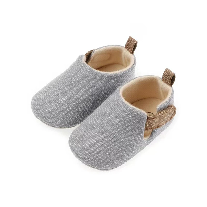 Newborn Baby Crib Shoes Soft Bottom Anti-slip Gentleman Shoes Footwear Infant Boy Shoes