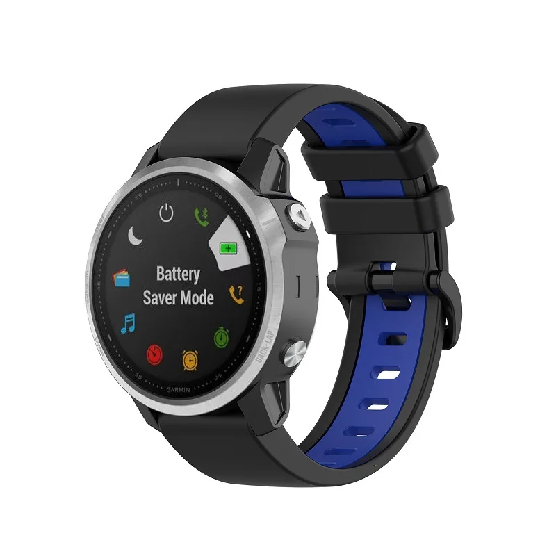 Силиконовый ремешок BOORUI для наручных часов Garmin Fenix 6x Pro 26 мм fenix