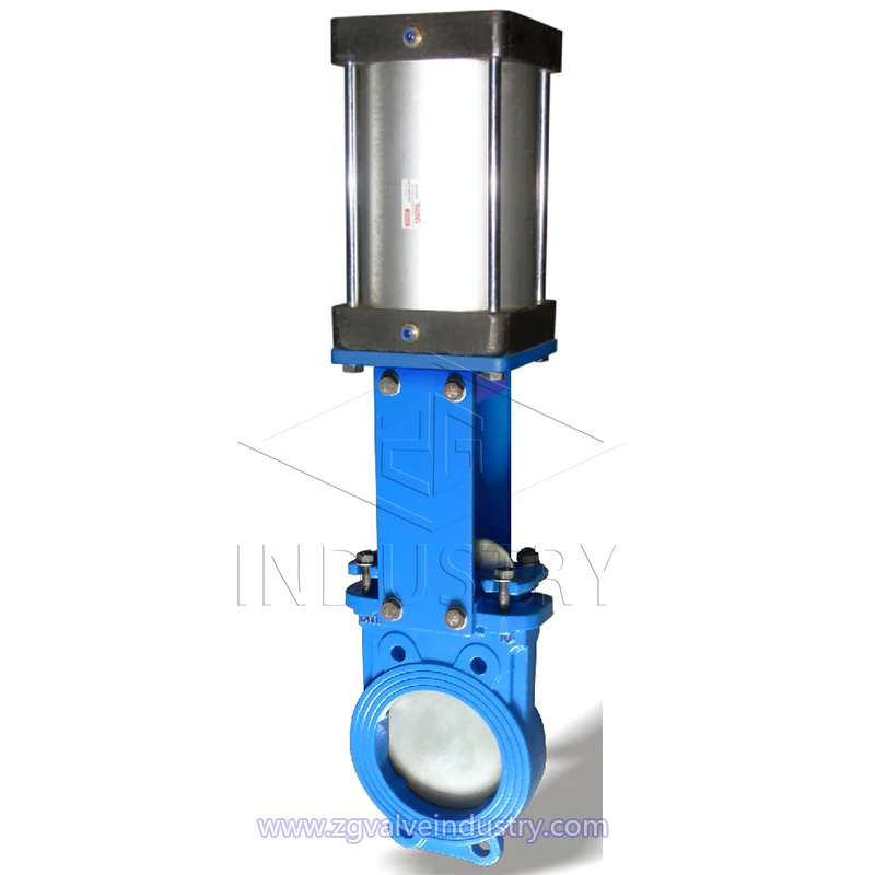 Wholesale Best Seller Iron Soft Sealed Unidirectional Pneumatic Knife Gate Valve For Slurry Soft Valved Seal