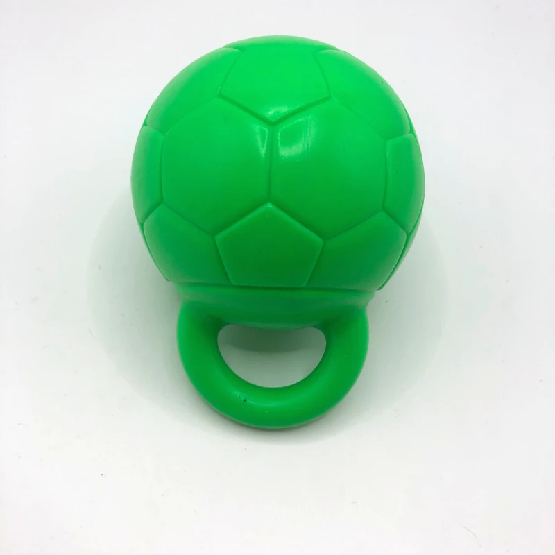 High Quality Wholesale TPR  Ball Pet Toys  Interactive Squeaking Toy Ball With Handle