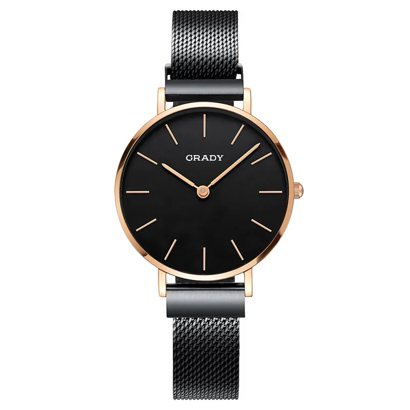 Fashion Simple Ultra Thin Latest Design watch waterproof Japan Quartz Movement sapphire ladies watches women