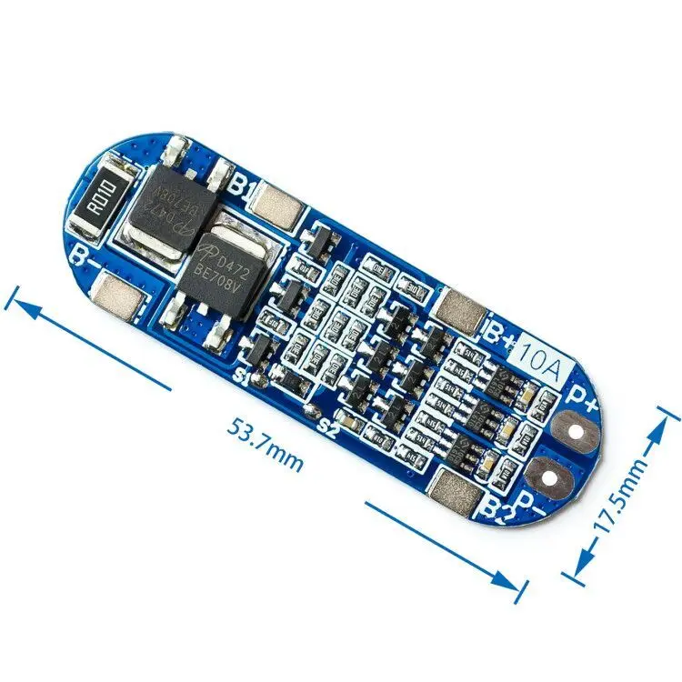 3S 10A 11.1V 12V 12.6V Lithium Battery Charger Protection Board Module For 18650 Li-ion Lipo Battery Cells BMS 3.7V