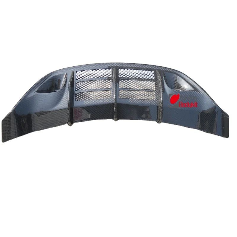 For Skyline R35 GTR WALD REAR BUMPER DIFFUSER ADDON CF Carbon fiber