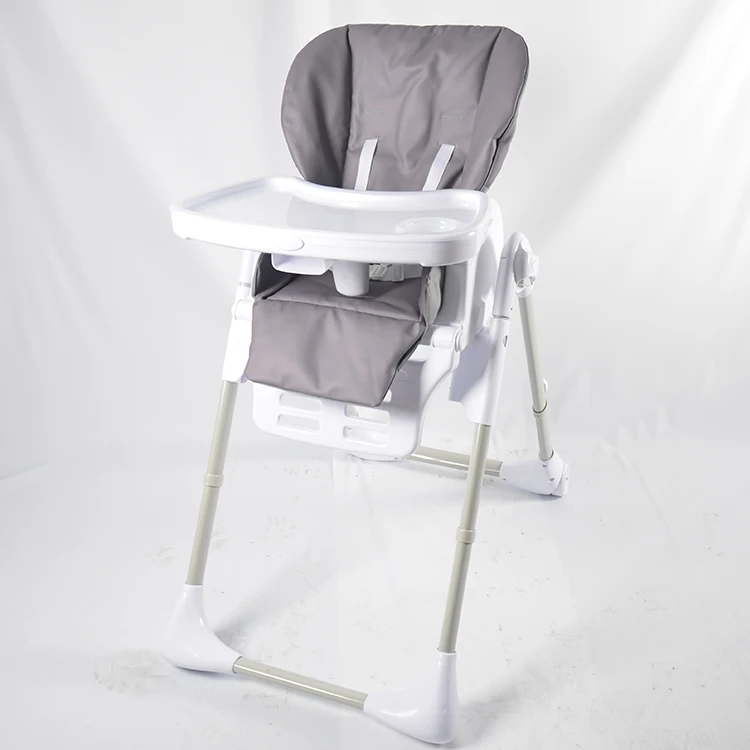Hot Sale Mess Catcher Adjustable Portable Baby Feeding High Chair with Tray